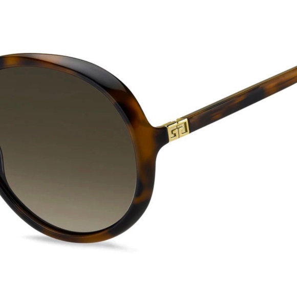 GIVENCHY GV7180/S 086HA TORTOISE HAVANA GRADIENT BROWN ROUND SUNGLASSES. 61mm - Picture 12 of 15